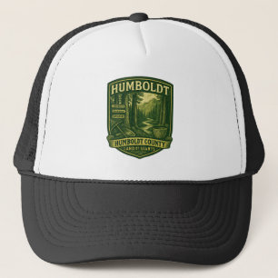 Casquette Badge vintage du comté de Humboldt « Terre de Géan