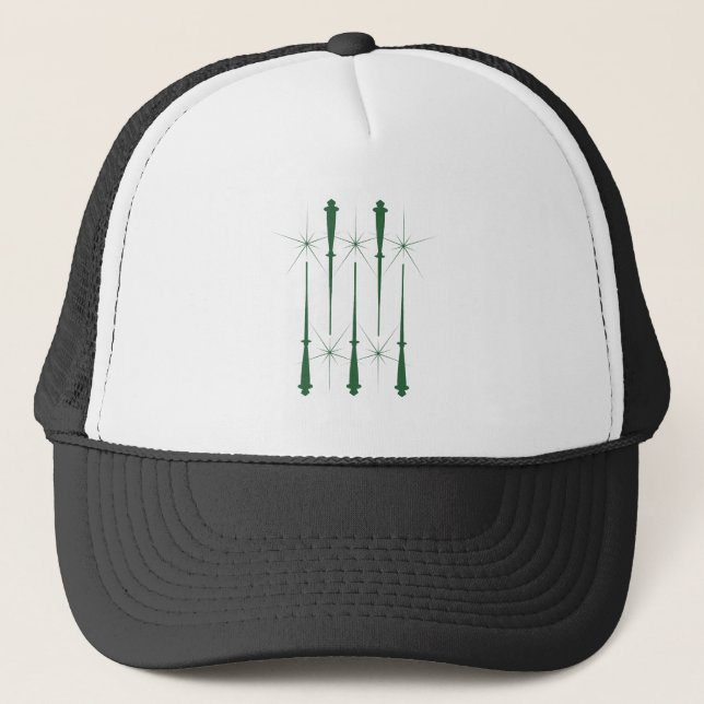 Casquette Baguettes magiques (Vert) Chapeau de camion (12 co (Devant)