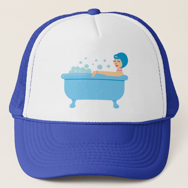 Casquette Baignoire de bulle rétro fille (Devant)
