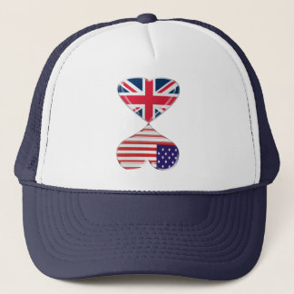 Casquette Baisers des Etats-Unis et de l'art BRITANNIQUE de