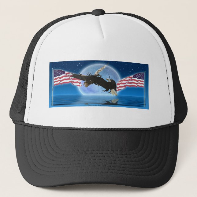 Casquette BALD EAGLE & US FLAG Patriot Series (Devant)