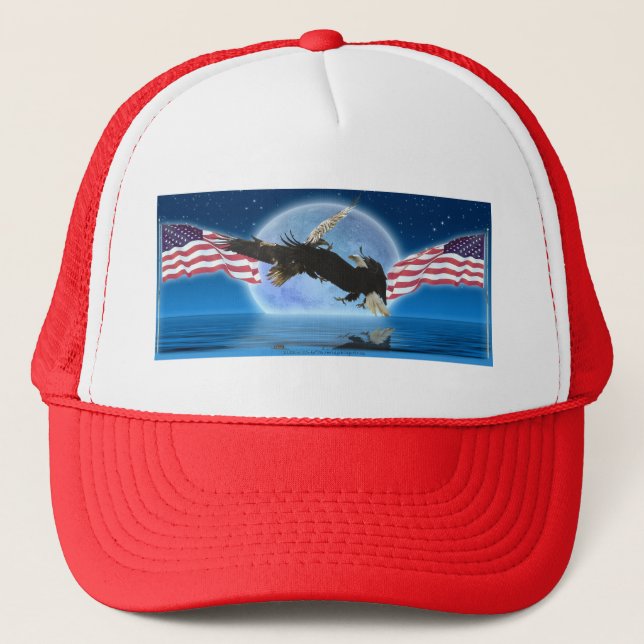 Casquette BALD EAGLE & US FLAG Patriot Series (Devant)