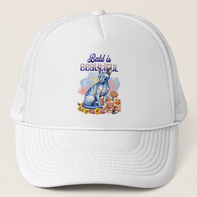 Casquette Bald est magnifique | Chat sans poil (Devant)