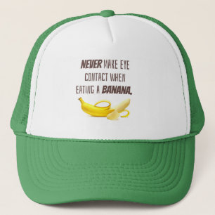 Casquette BANANA Drôle cadeau ne jamais faire contact oeil q
