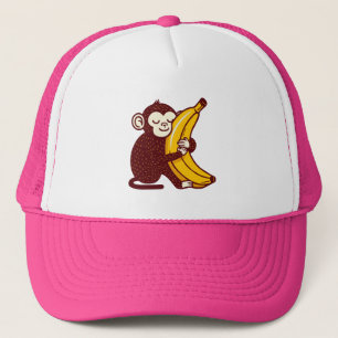 Casquette Banane d'amour de singe