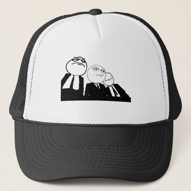 Casquette bande de meme (Devant)