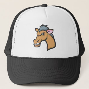 Casquette Bande dessinée Brown sauvage folle fâchée de