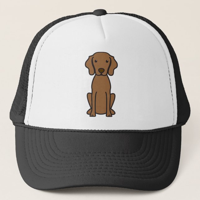 Casquette Bande dessinée de chien de Vizsla (Devant)
