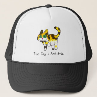 Casquette Bande dessinée drôle de chien autiste mignon