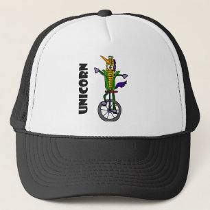 Casquette Bande dessinée drôle de LICORNE de monocycle