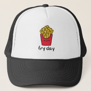 Casquette Bande dessinée heureuse de pommes frites de