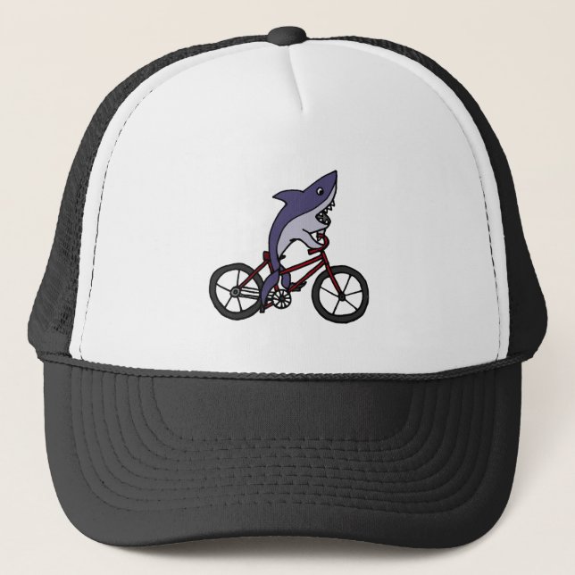 Casquette Bande dessinée idiote de bicyclette d'équitation (Devant)