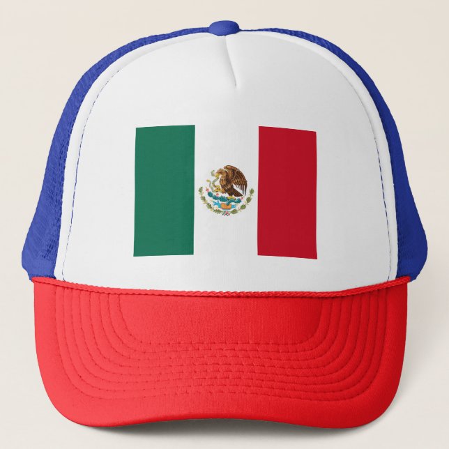 Casquette Bandera de Mexico Drapeau national Mexicanos (Devant)