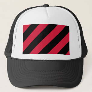 Casquette Bandes rouges et noires