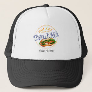 Casquette Banh Mi Street Food Baguette Vintage Vietnam Retro