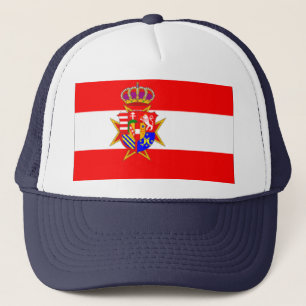 Casquette Bannière rouge blanc Grand-Duché de Toscane