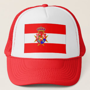 Casquette Bannière rouge blanc Grand-Duché de Toscane