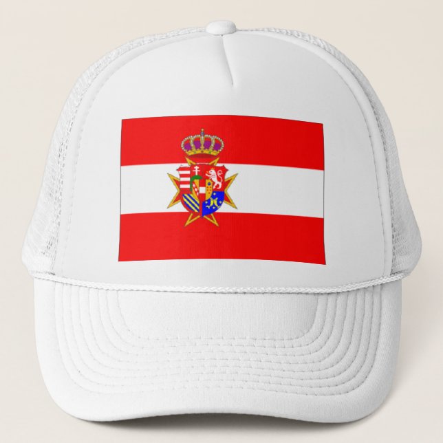 Casquette Bannière rouge blanc Grand-Duché de Toscane (Devant)