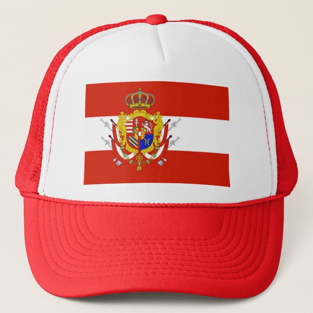 Casquette Bannière rouge blanc Grand-Duché de Toscane (Devant)