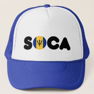 Casquette Barbade Soca Music Bajan Drapeau Barbadien Caraïbe