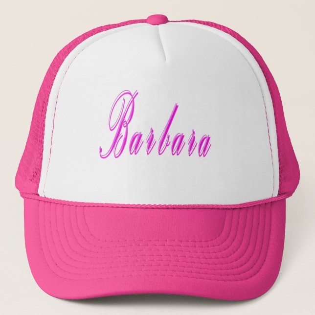 Casquette Barbara Girls Nom Logo, (Devant)