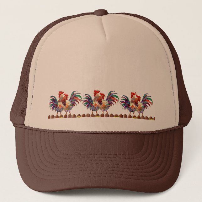 Casquette BARRIÈRE de COQ par SHARON SHARPE (Devant)