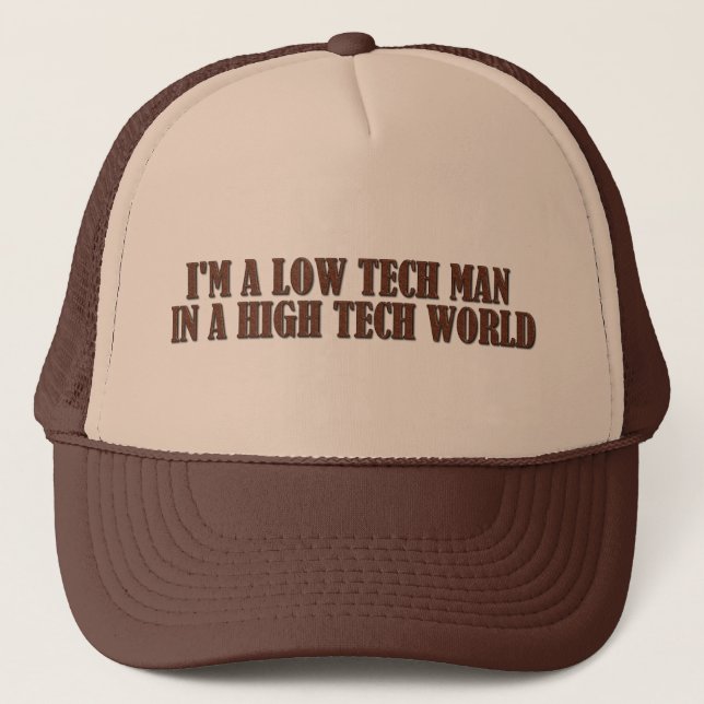 Casquette Bas homme de technologie dans un monde de pointe (Devant)