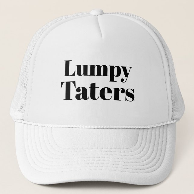 Casquette Base-ball drôle TATERS GRUMELEUX de nouveauté de (Devant)