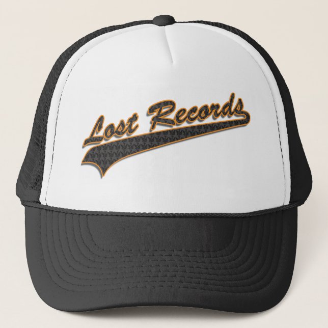 Casquette Base-ball perdu Hatl de disques (Devant)