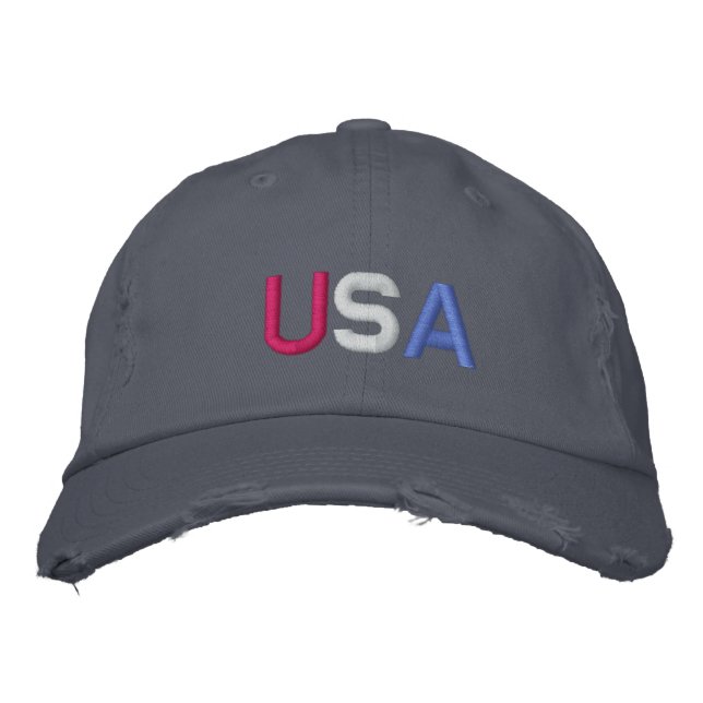 Casquette BASEBALL américain - Customisé - Customi (Devant)