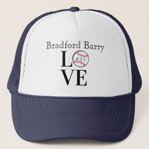 Casquette Baseball AMOUR : Ajouter un nom personnalisé et un