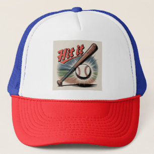 Casquette Baseball vintage "Hit It" Sports rétro