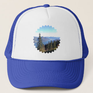 Casquette Basecap avec motif montagneux et forestier pur