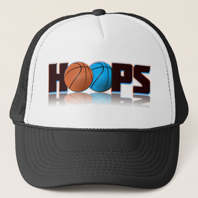 Casquette Basket-ball de cercles (Devant)