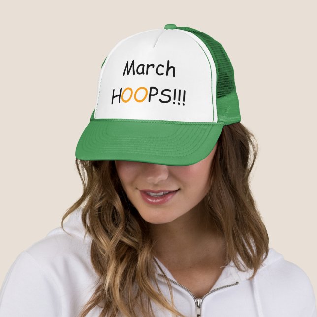 Casquette Basketball Mars HOOPS Trucker Chapeau (En situation)