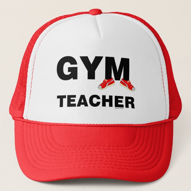 Casquette Baskets de l'enseignant de gym (Devant)