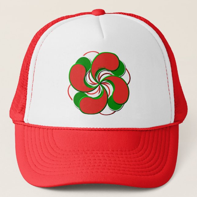 Casquette basque de fleur (Devant)