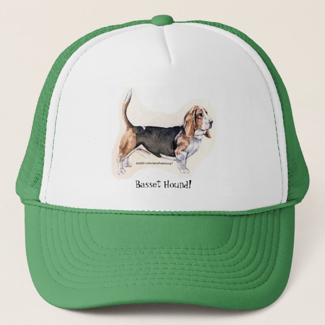 Casquette Basset Hound (Devant)