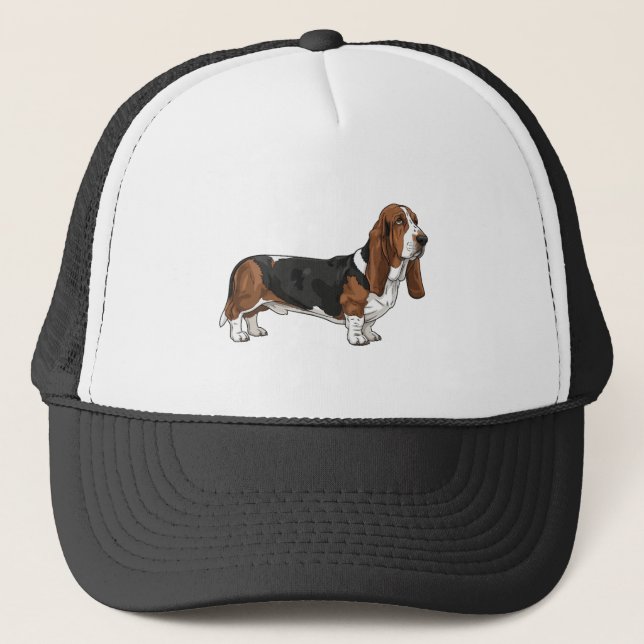 Casquette Basset hound (Devant)