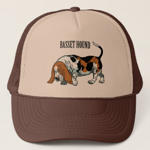 Casquette basset hound