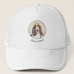 Casquette Basset Hound Peinture - Cute Original Chien Art