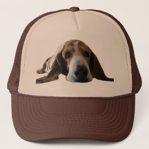 Casquette Basset Hound se couchant
