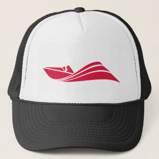 Casquette Bateau à vitesse rouge Crimson