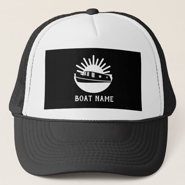 Casquette Bateau Narrowboat Canal Bateau Living Porte Voyage (Devant)
