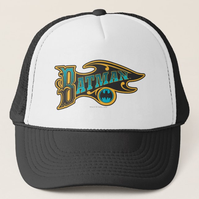 Casquette Batman | Logo Turquoise Vintage (Devant)