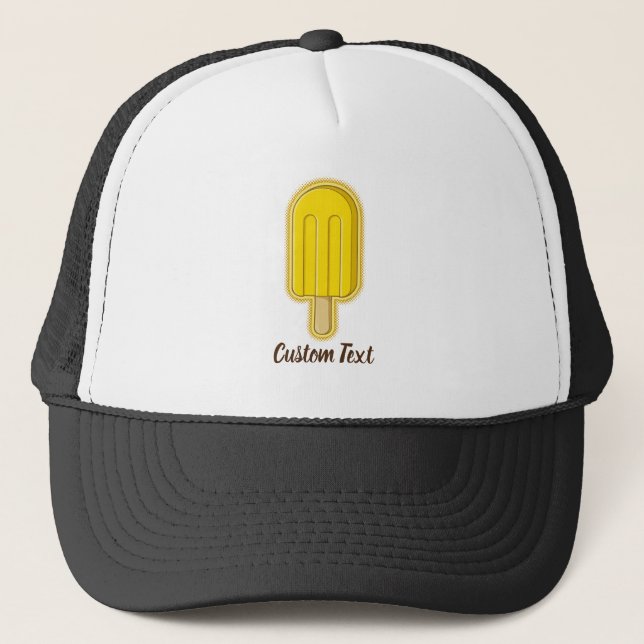 Casquette Bâton à crème glacée citron (Devant)