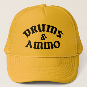 Casquette Batterie et camionnette jaune Ammo
