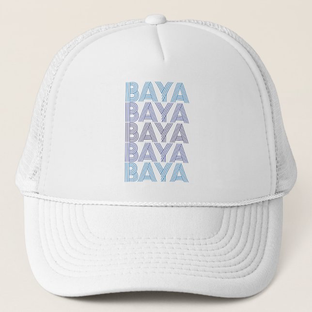 Casquette Bayas bleu (Devant)