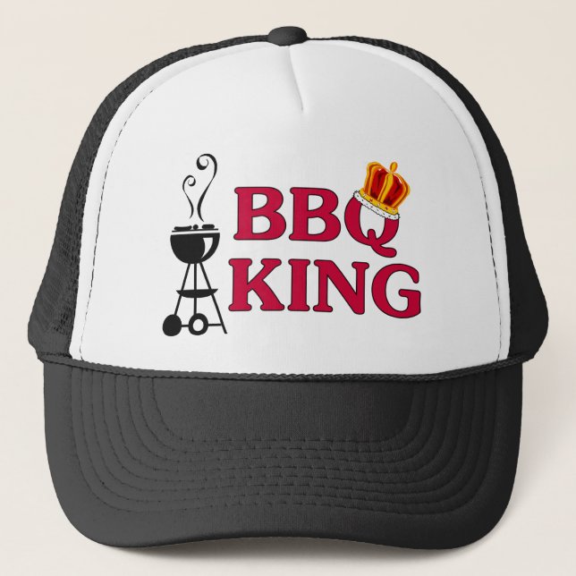 Casquette BBQ King Trucker Chapeau (Devant)