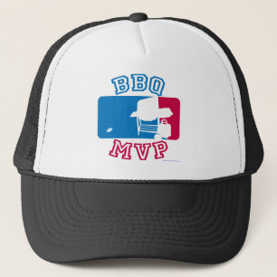 Casquette BBQ MVP Fun Extérieur Cookout Grill Art